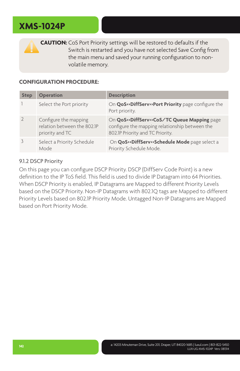 Xms-1024p | Luxul XMS-1024P User Manual | Page 142 / 292