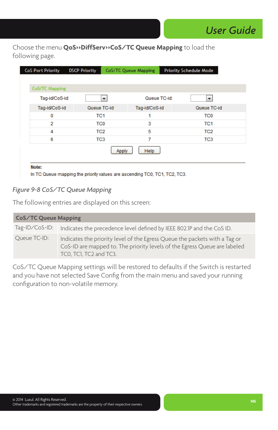 User guide | Luxul XMS-1024P User Manual | Page 145 / 292