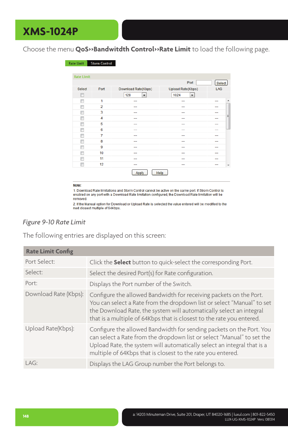 Xms-1024p | Luxul XMS-1024P User Manual | Page 148 / 292