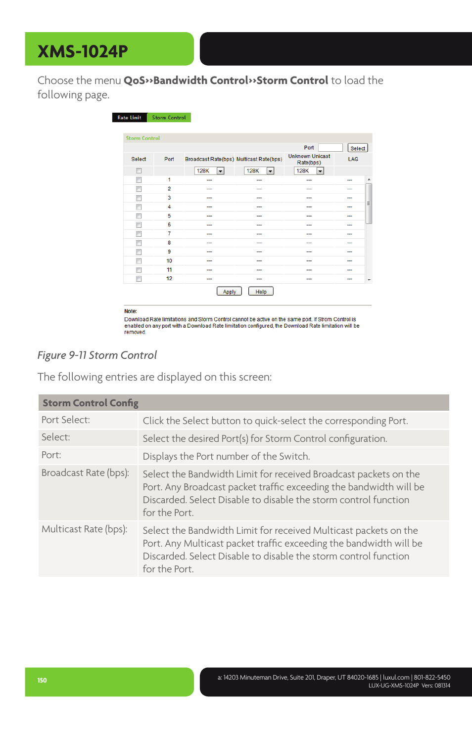 Xms-1024p | Luxul XMS-1024P User Manual | Page 150 / 292