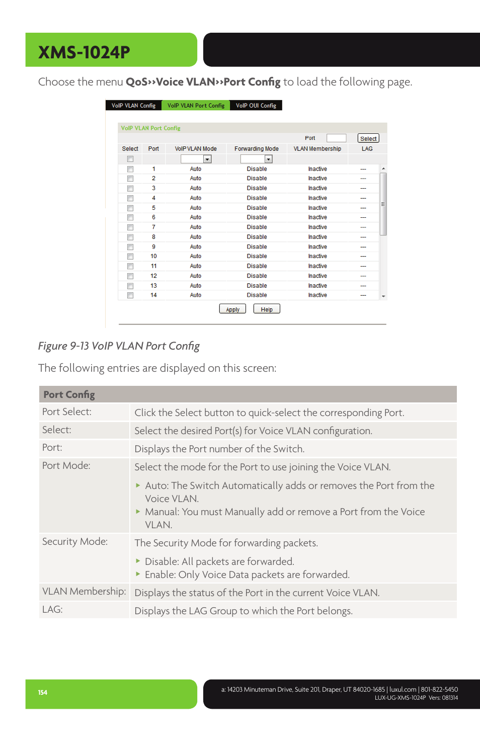 Xms-1024p | Luxul XMS-1024P User Manual | Page 154 / 292