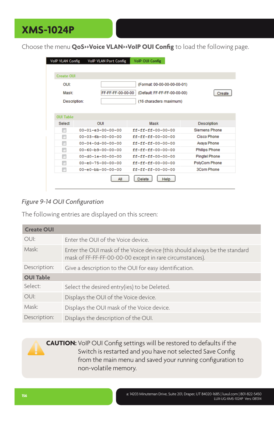 Xms-1024p | Luxul XMS-1024P User Manual | Page 156 / 292