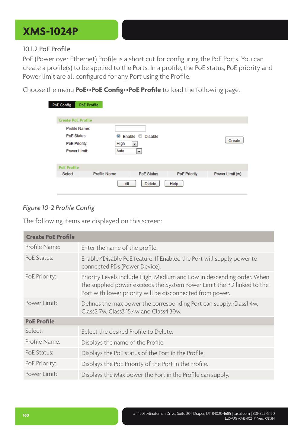 Xms-1024p | Luxul XMS-1024P User Manual | Page 160 / 292