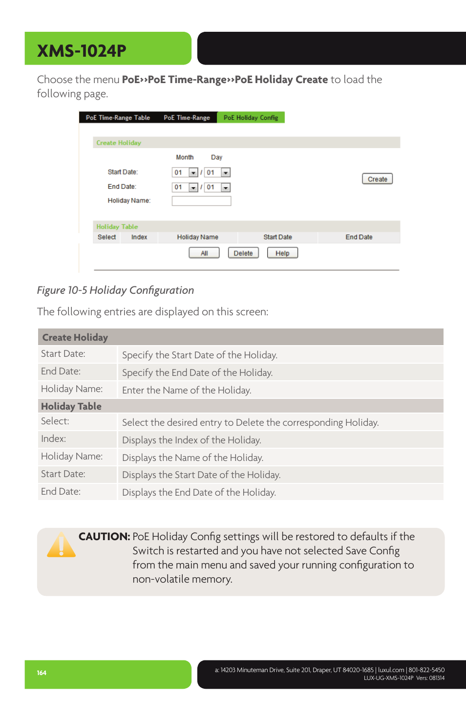 Xms-1024p | Luxul XMS-1024P User Manual | Page 164 / 292