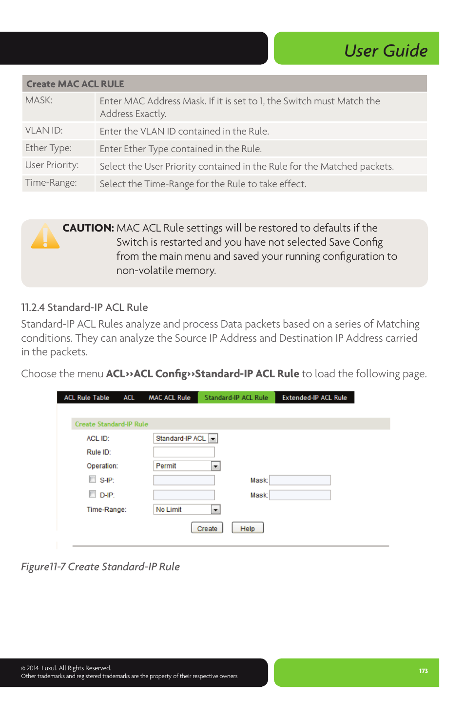 User guide | Luxul XMS-1024P User Manual | Page 173 / 292