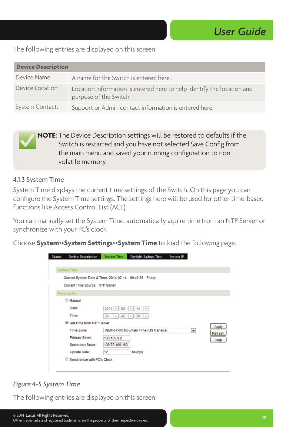 User guide | Luxul XMS-1024P User Manual | Page 19 / 292