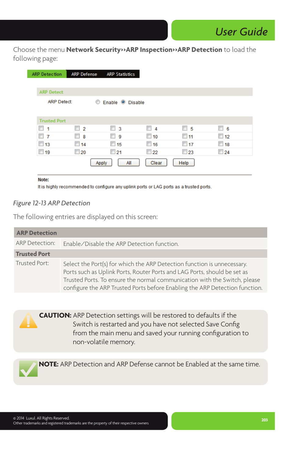 User guide | Luxul XMS-1024P User Manual | Page 203 / 292