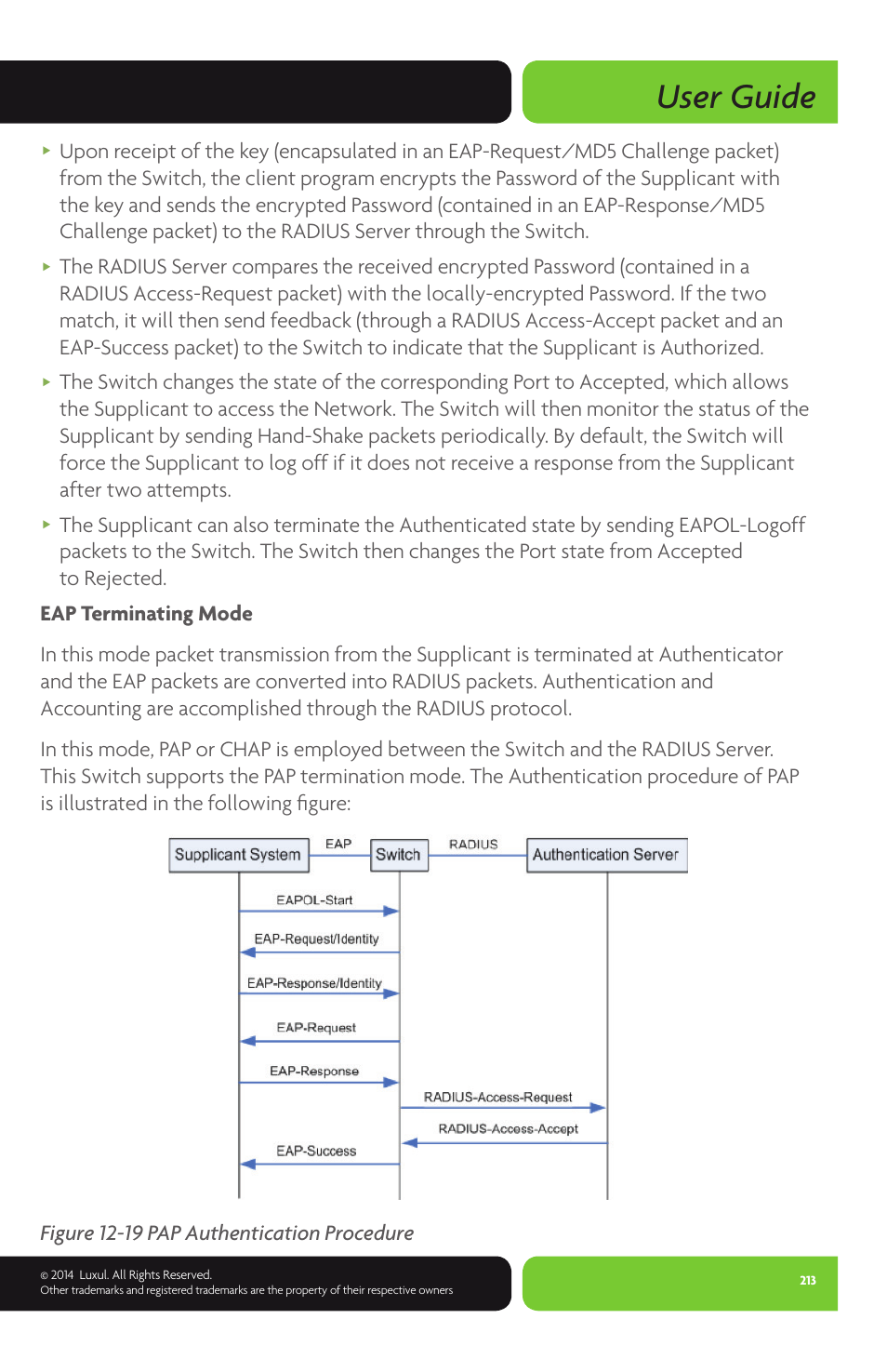 User guide | Luxul XMS-1024P User Manual | Page 213 / 292