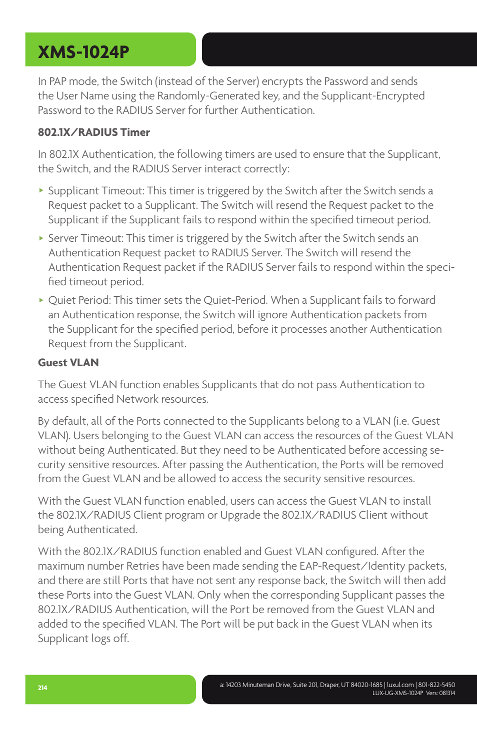 Xms-1024p | Luxul XMS-1024P User Manual | Page 214 / 292