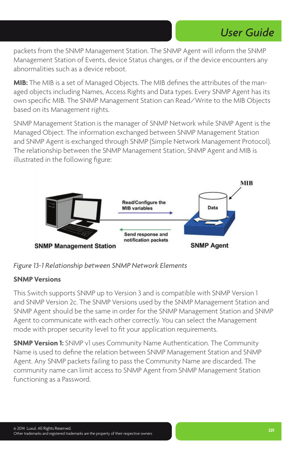 User guide | Luxul XMS-1024P User Manual | Page 221 / 292