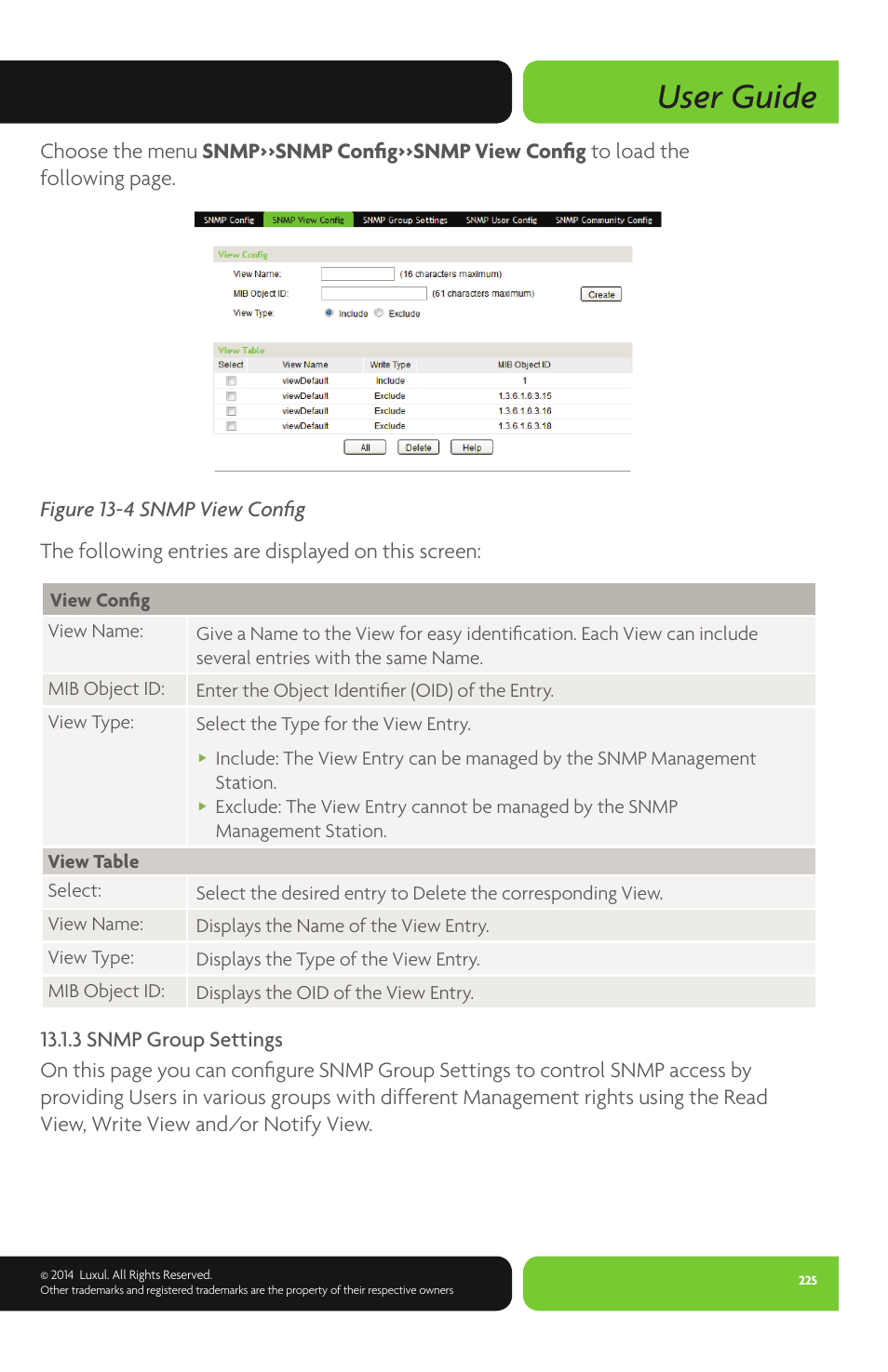 User guide | Luxul XMS-1024P User Manual | Page 225 / 292