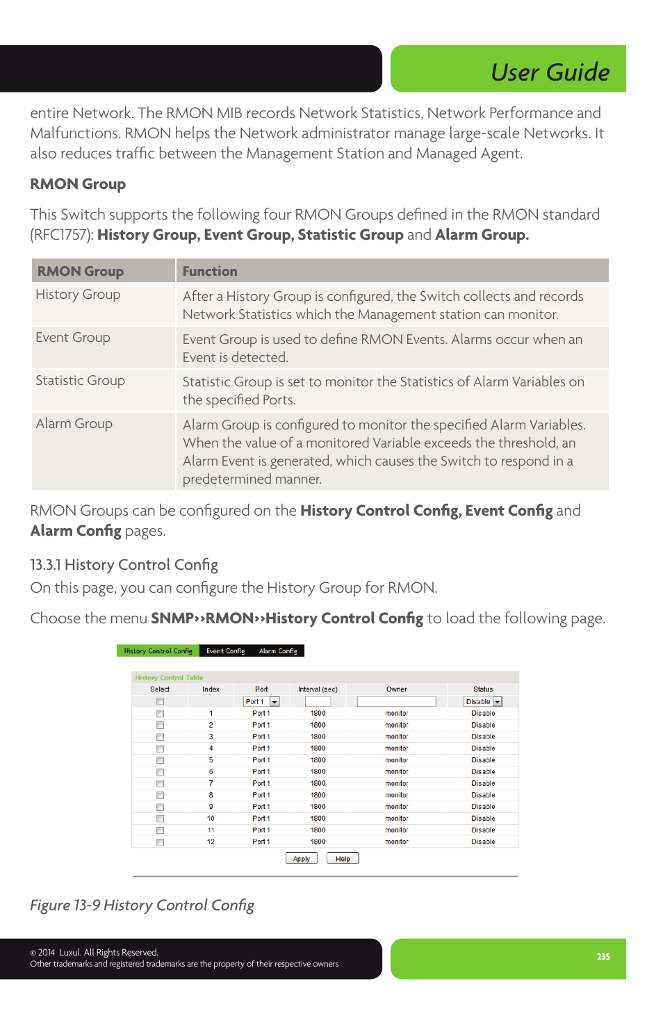 User guide | Luxul XMS-1024P User Manual | Page 235 / 292