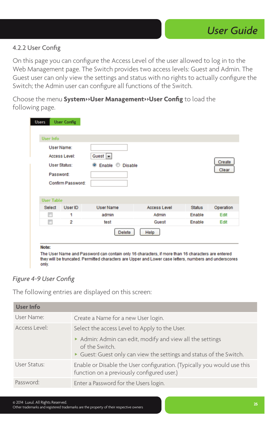 User guide | Luxul XMS-1024P User Manual | Page 25 / 292