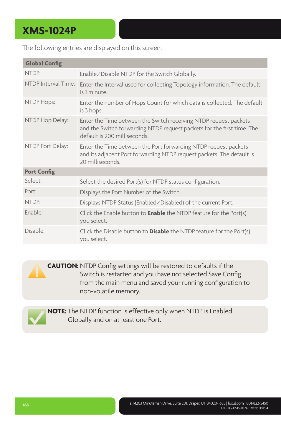 Xms-1024p | Luxul XMS-1024P User Manual | Page 268 / 292