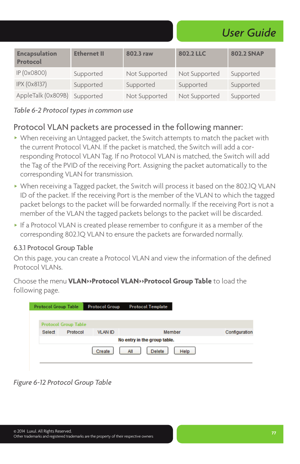 User guide | Luxul XMS-1024P User Manual | Page 77 / 292