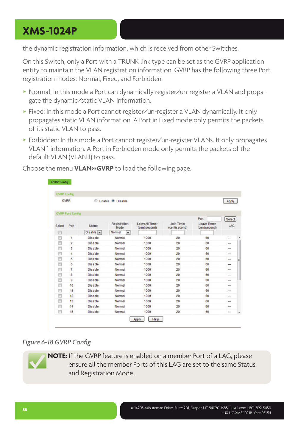 Xms-1024p | Luxul XMS-1024P User Manual | Page 88 / 292