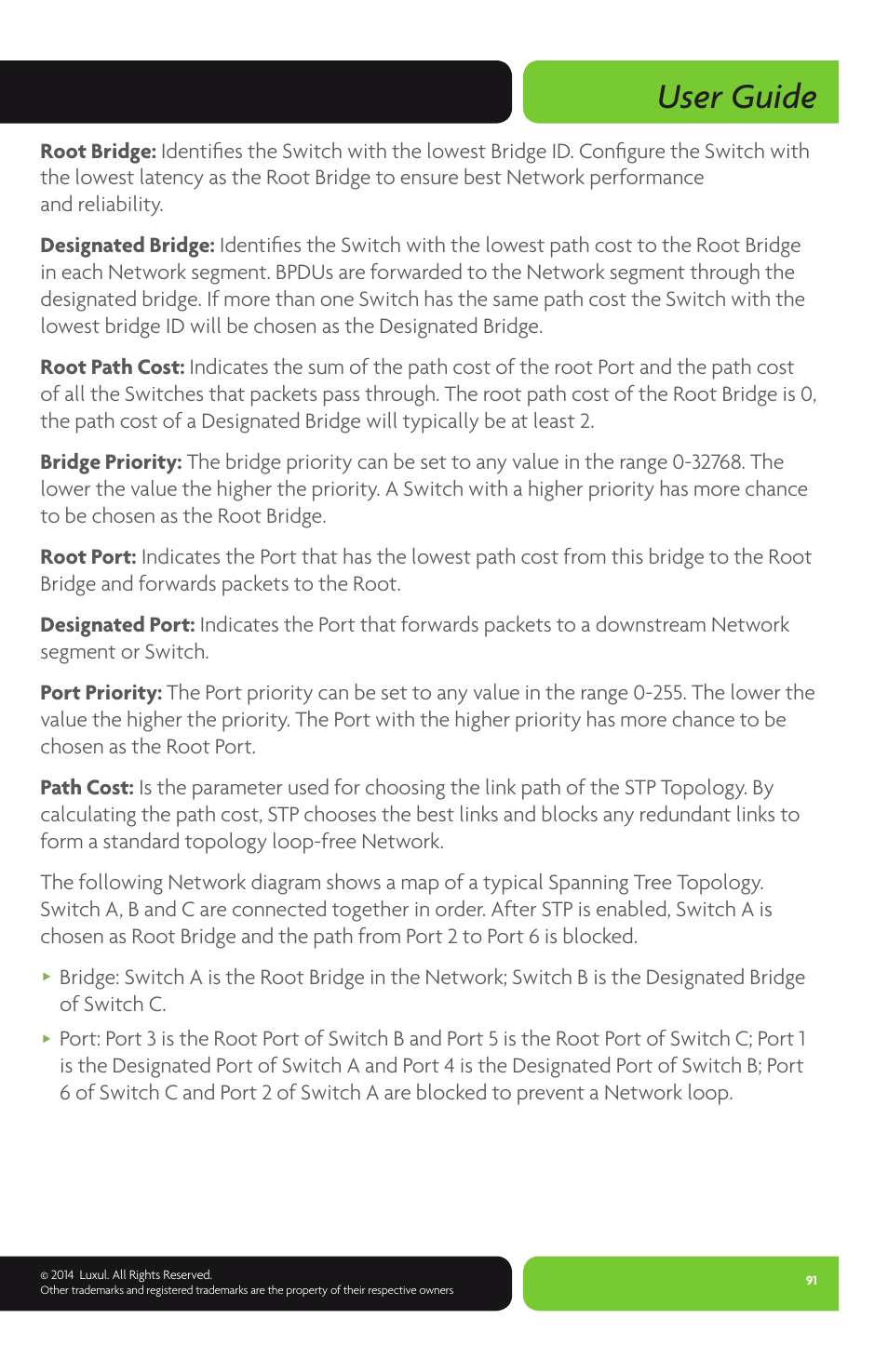 User guide | Luxul XMS-1024P User Manual | Page 91 / 292