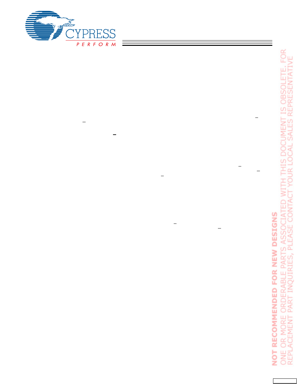 Cypress CY7C1303BV25 User Manual | 19 pages