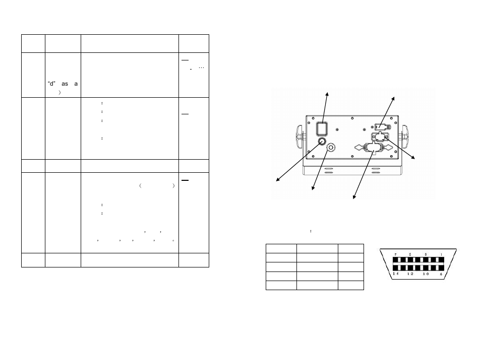 Back panel diagram for tr-1-nk | LW Measurements TSB 1416 Planar Bench Scale User Manual | Page 5 / 6
