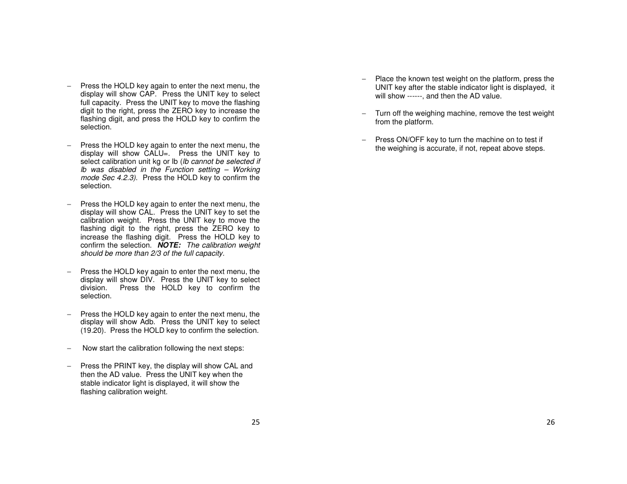 LW Measurements LBS Large Bench Scale User Manual | Page 13 / 14