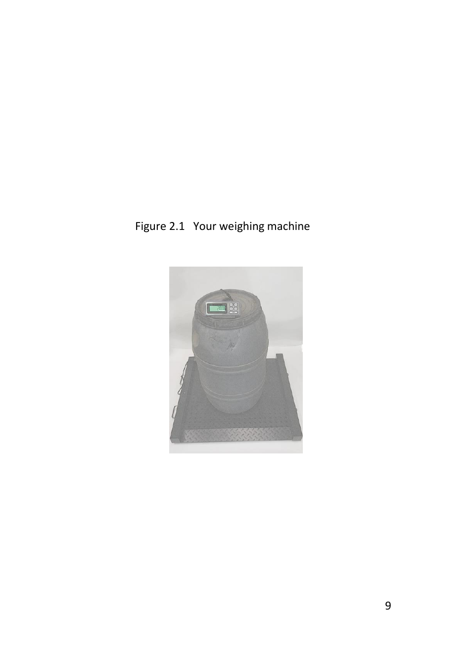 2 your weighing machine | LW Measurements LDS Large Drum Scale User Manual | Page 9 / 27