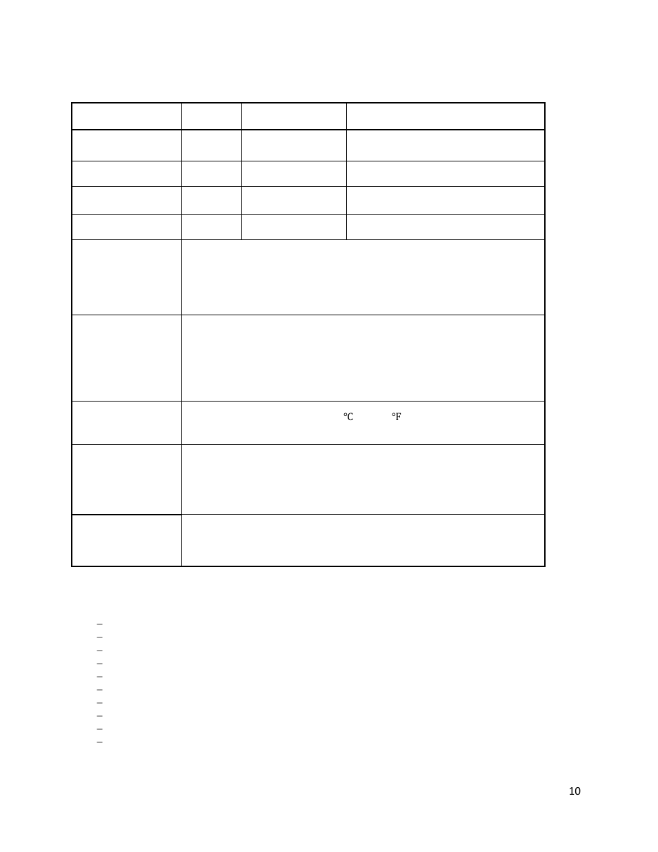 LW Measurements LVS 700 XL User Manual | Page 10 / 20