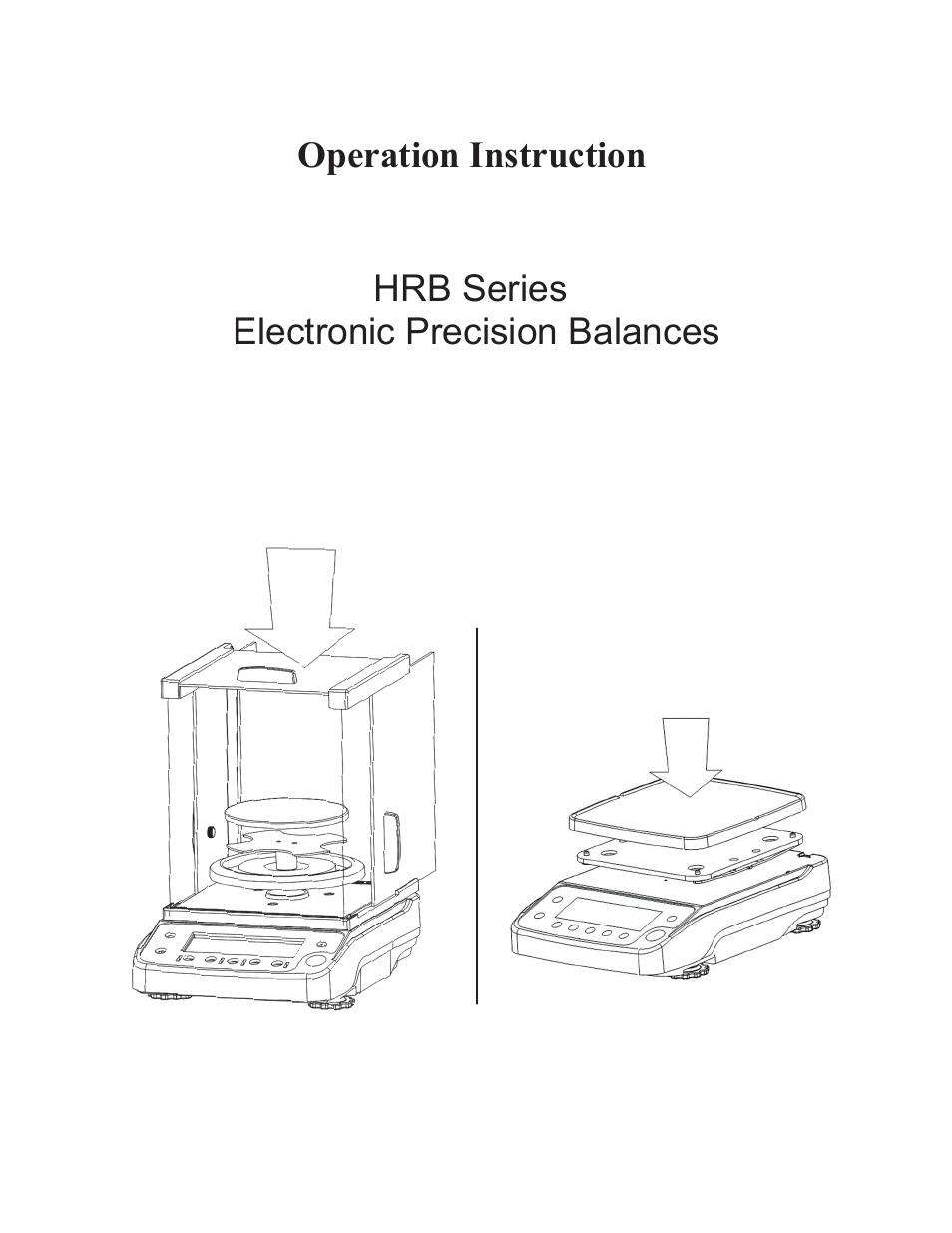 LW Measurements HRB 224 Magnetic Force Balance User Manual | 32 pages