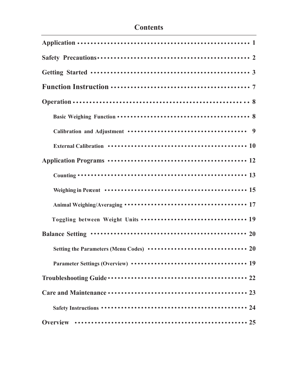 LW Measurements HRB 224 Magnetic Force Balance User Manual | Page 2 / 32