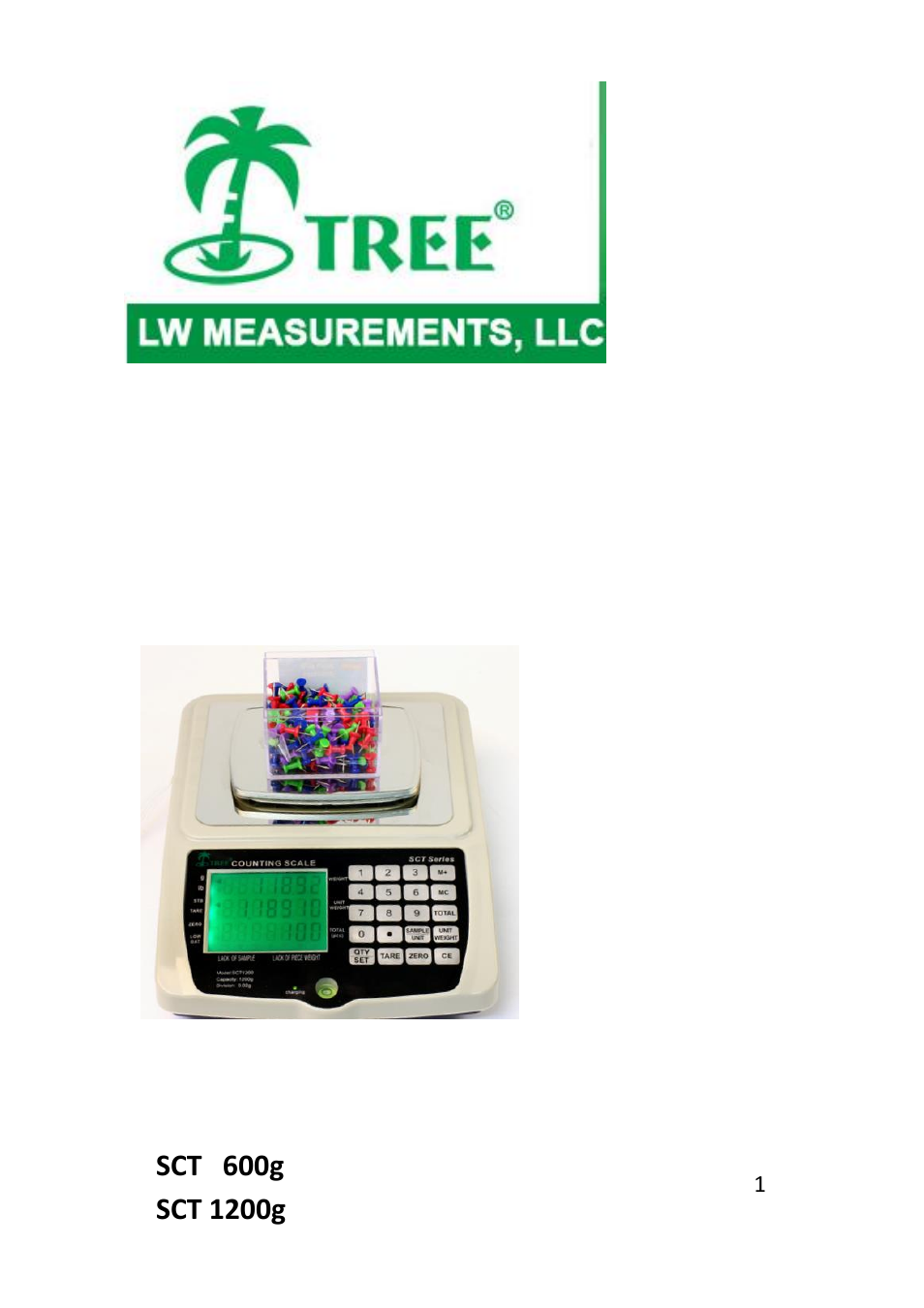 LW Measurements SCT 1200 User Manual | 28 pages