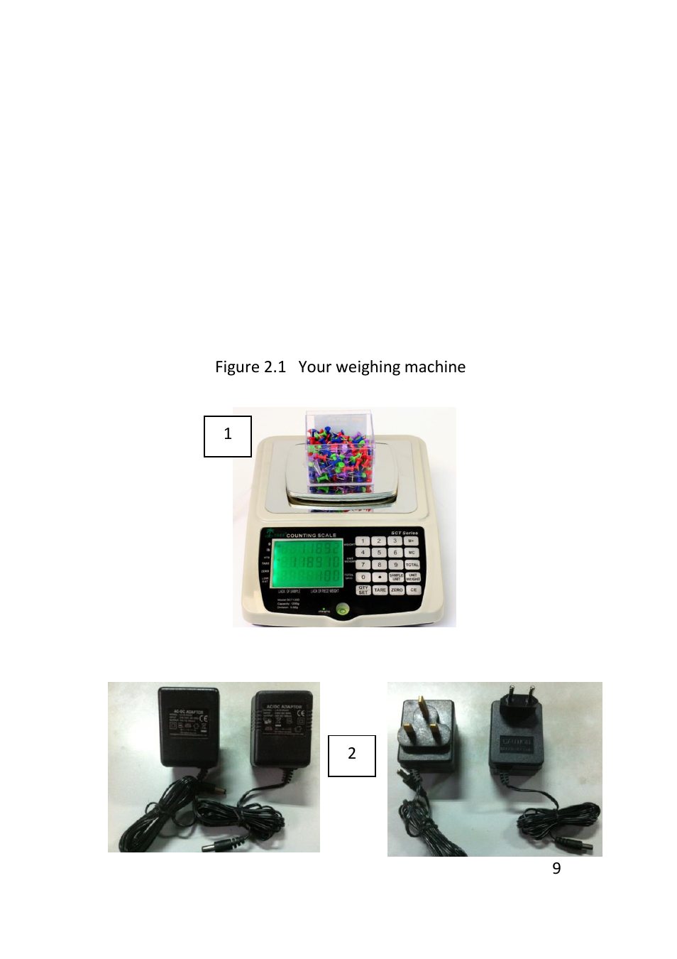 2 your weighing machine | LW Measurements SCT 1200 User Manual | Page 9 / 28