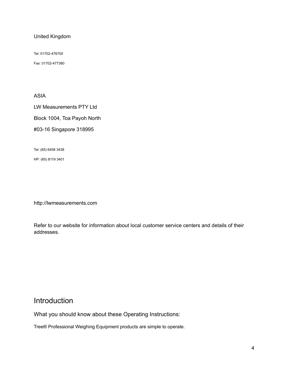 LW Measurements WB 10000 User Manual | Page 4 / 24