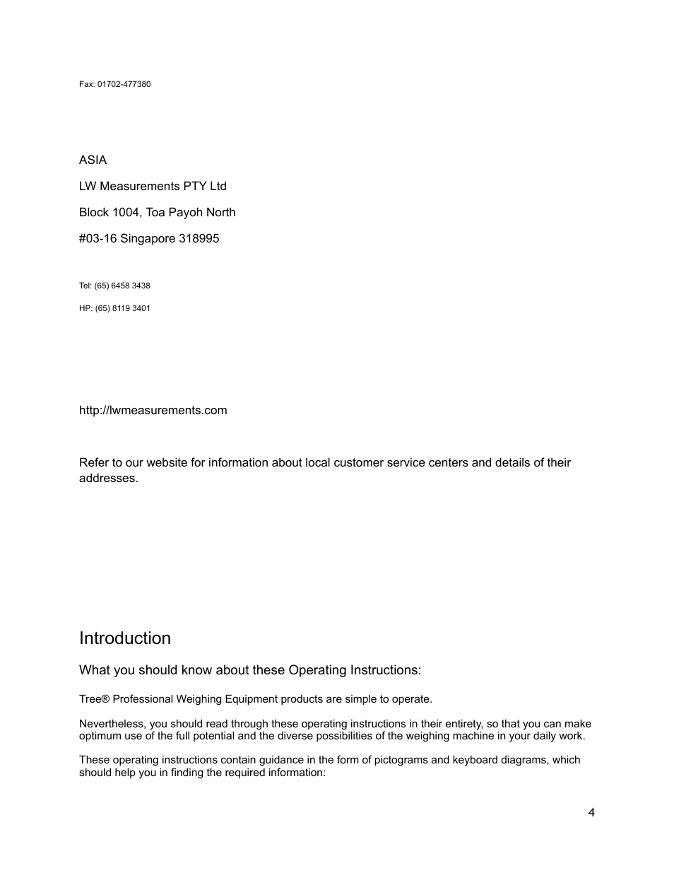 LW Measurements WB 7500 User Manual | Page 4 / 24
