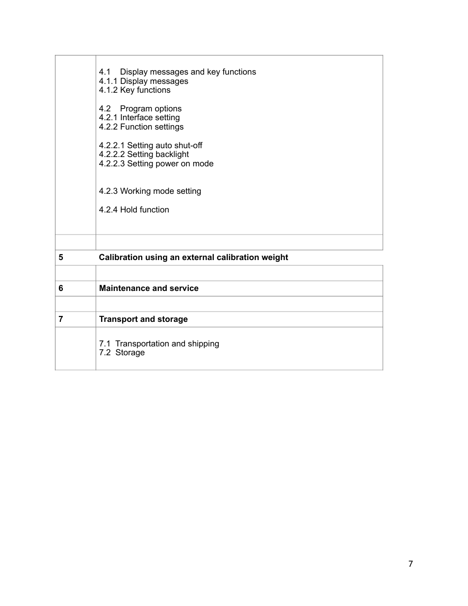 LW Measurements WB 7500 User Manual | Page 7 / 24