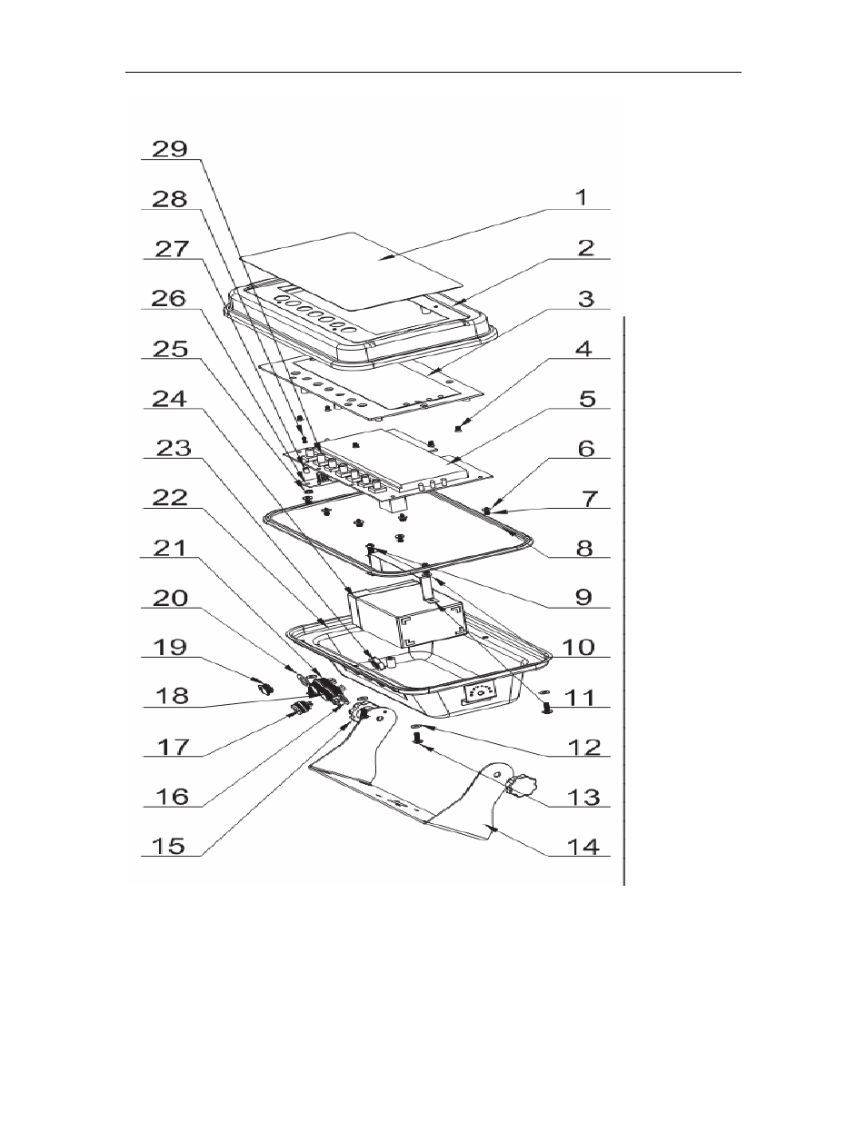 Bws parts list | LW Measurements BWS NTEP Weighing Platform Scale 500lb User Manual | Page 25 / 27