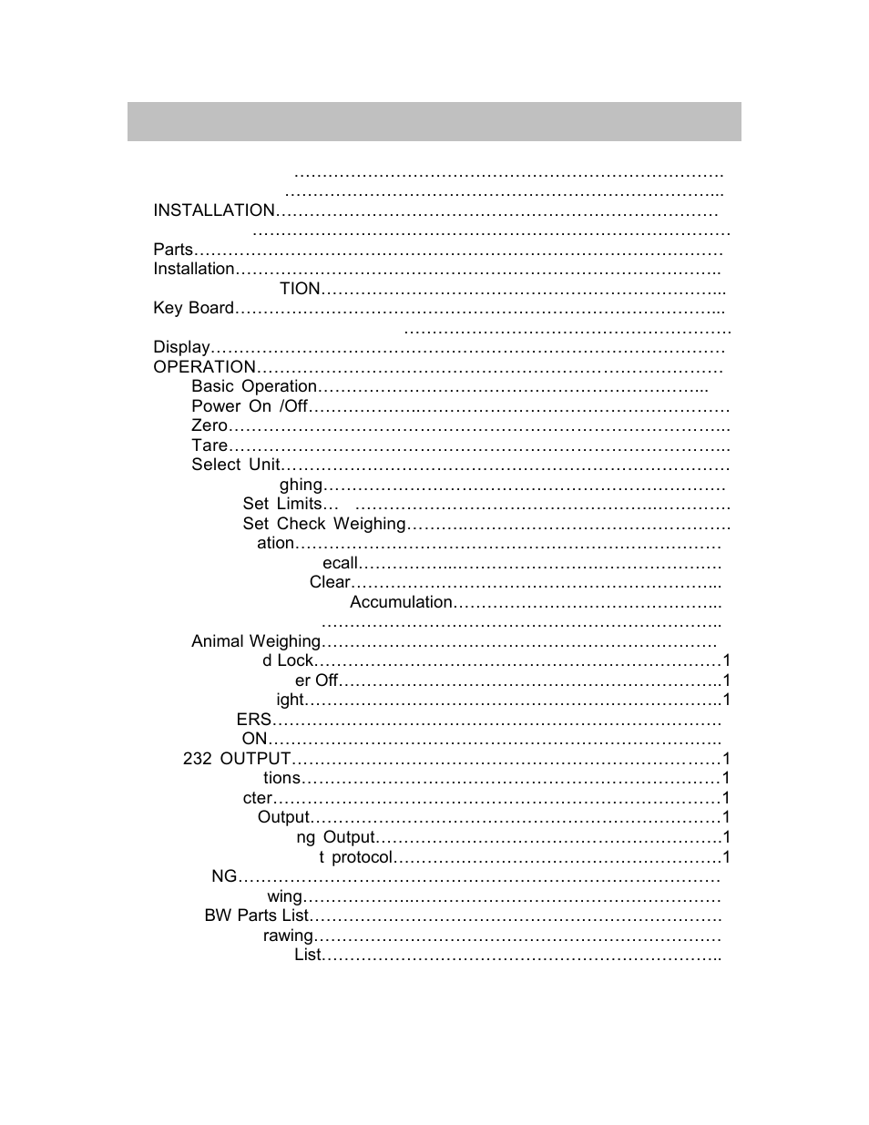 LW Measurements BWS NTEP Weighing Platform Scale 500lb User Manual | Page 3 / 27