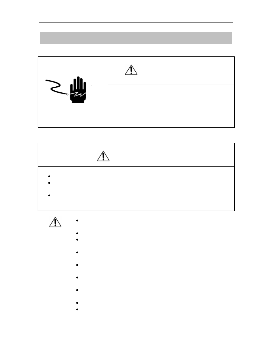 Precautions, Warning, Caution | LW Measurements BWS NTEP Weighing Platform Scale 500lb User Manual | Page 4 / 27