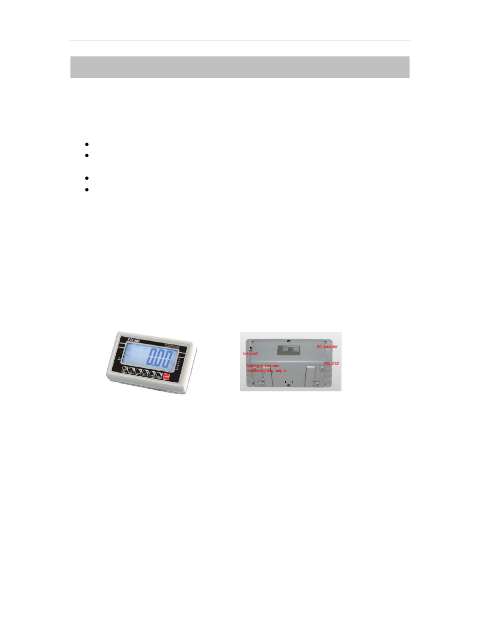 Installation, Unpacking, Parts description | LW Measurements BWS NTEP Weighing Platform Scale 500lb User Manual | Page 7 / 27