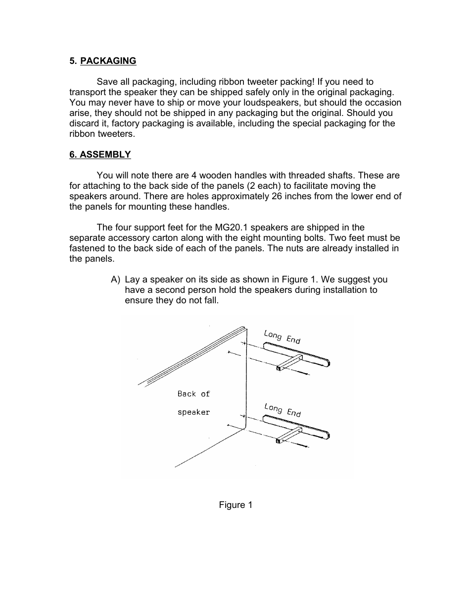 Magnepan MG 20.1 User Manual | Page 3 / 12