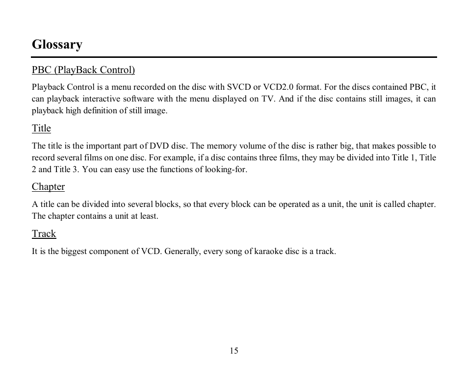 Glossary | Hyundai H-CMD7084 User Manual | Page 15 / 83