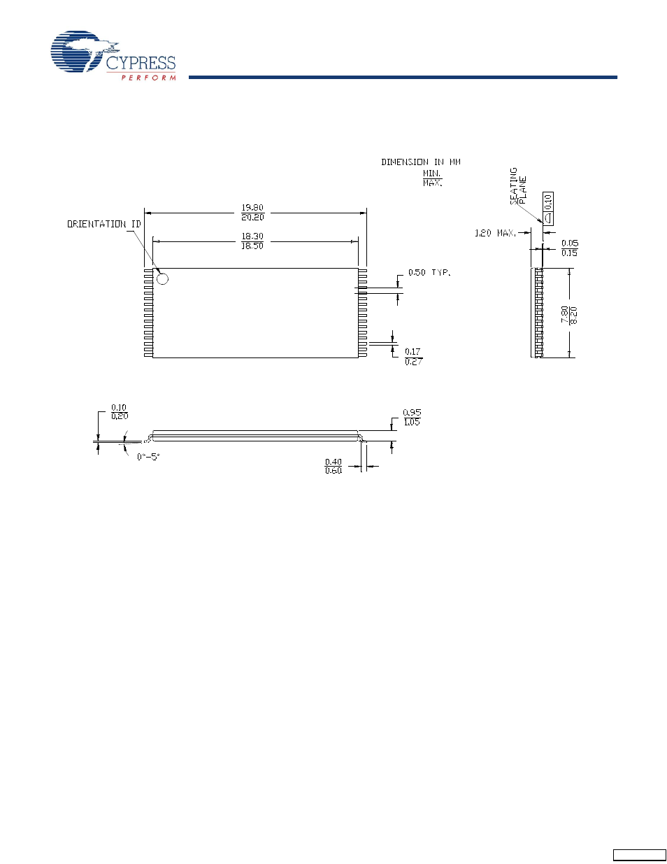 Package diagrams | Cypress CY62128EV30 User Manual | Page 9 / 11