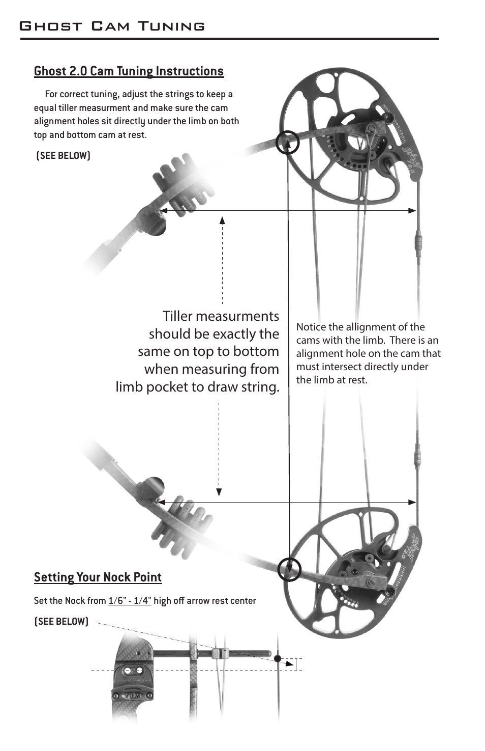 Ghost cam tuning | Martin Archery Compound Bow User Manual | Page 8 / 10