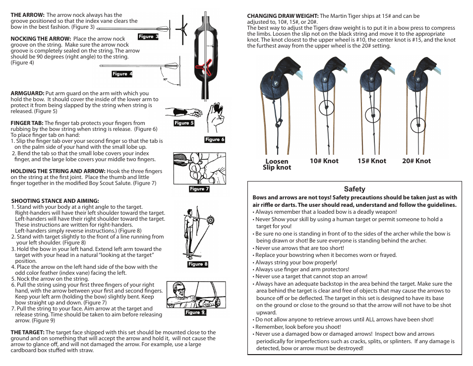 Martin Archery Tiger User Manual | Page 2 / 2