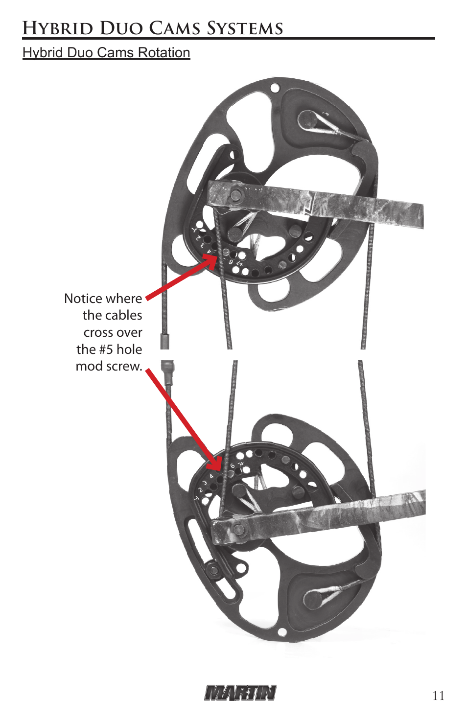 Hybrid duo cams systems | Martin Archery Martin Compound User Manual | Page 11 / 21