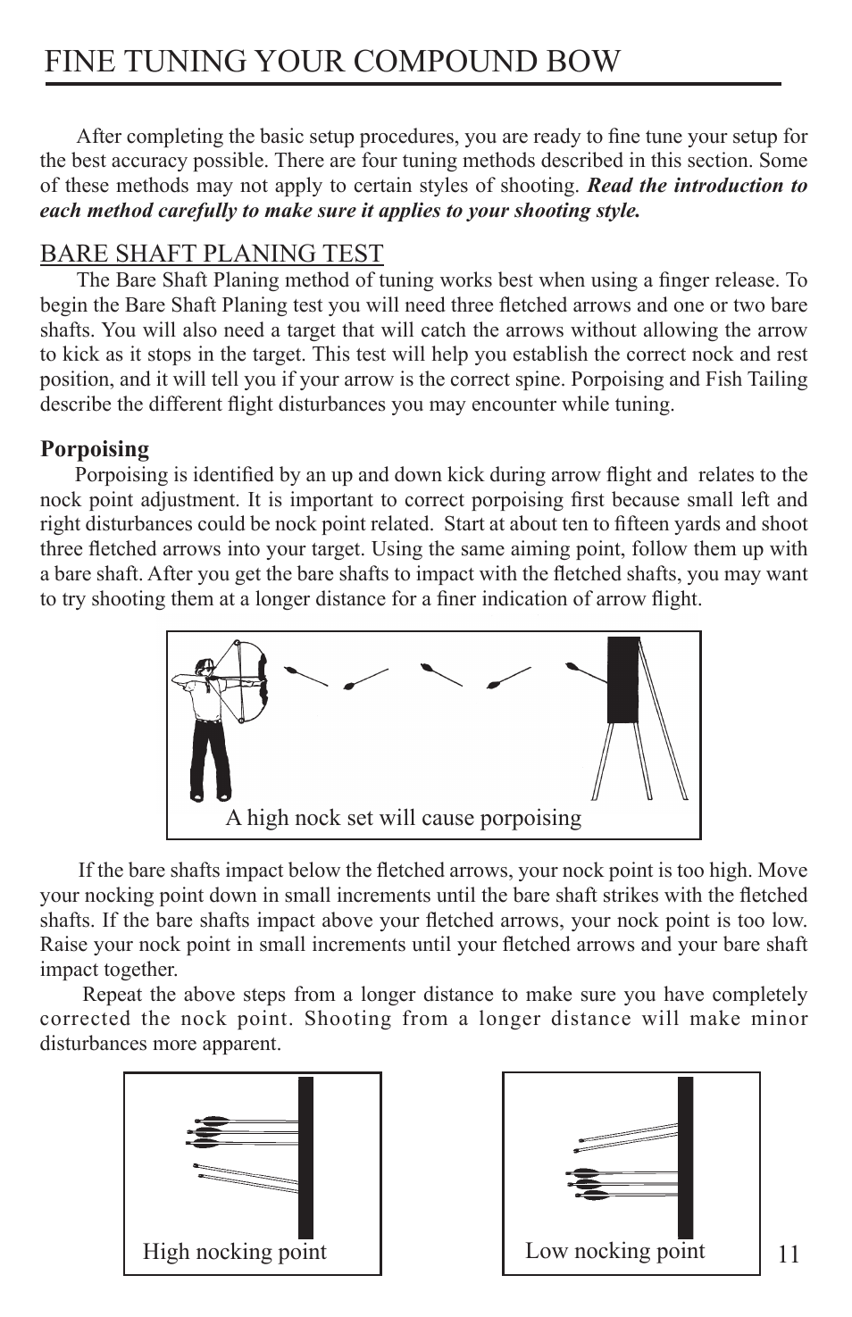 Fine tuning your compound bow | Martin Archery Martin Compound Bow User Manual | Page 15 / 24