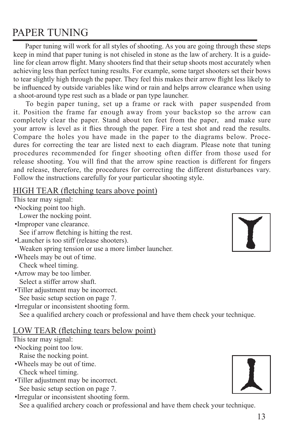 Paper tuning | Martin Archery Martin Compound Bow User Manual | Page 17 / 24