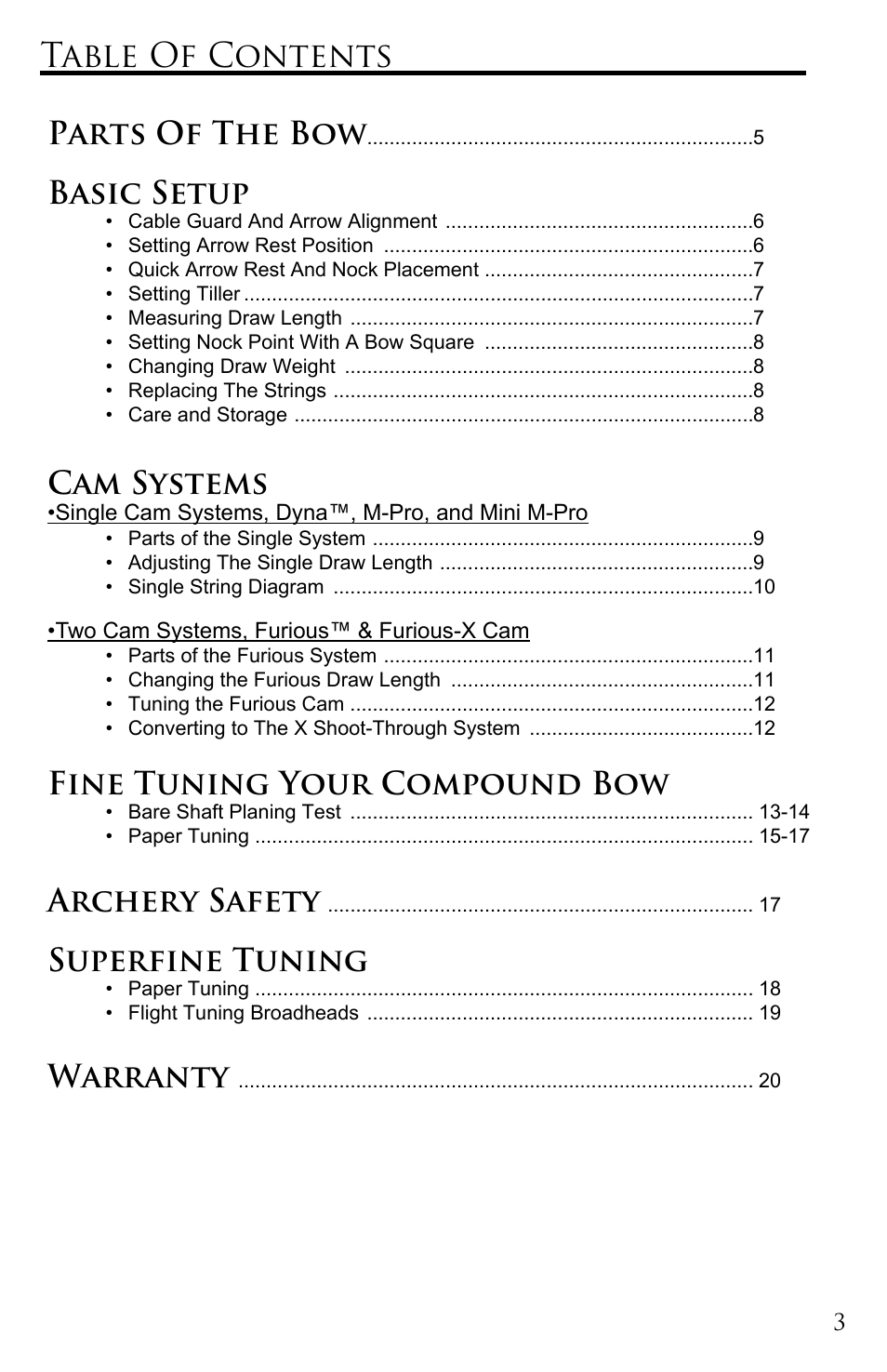 Martin Archery Martin Bow User Manual | Page 3 / 20