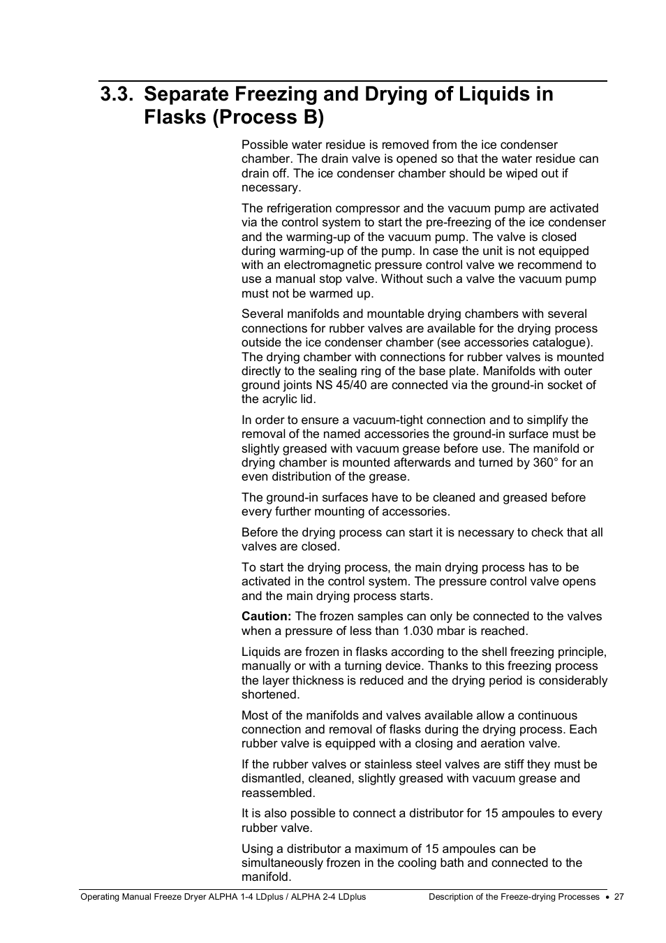 Martin Christ Alpha 2-4 LDplus User Manual | Page 27 / 85