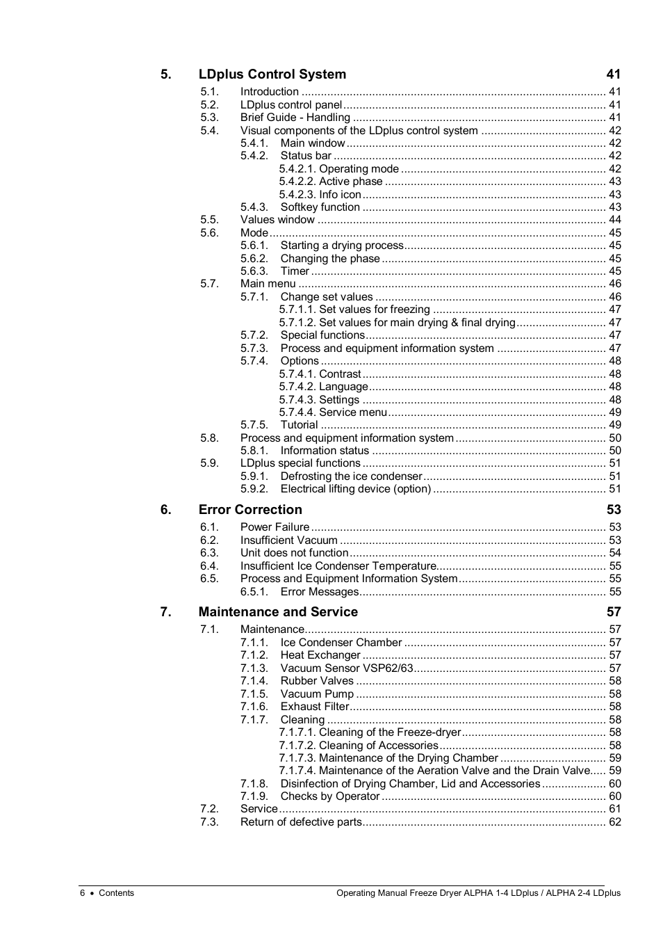 Martin Christ Alpha 2-4 LDplus User Manual | Page 6 / 85