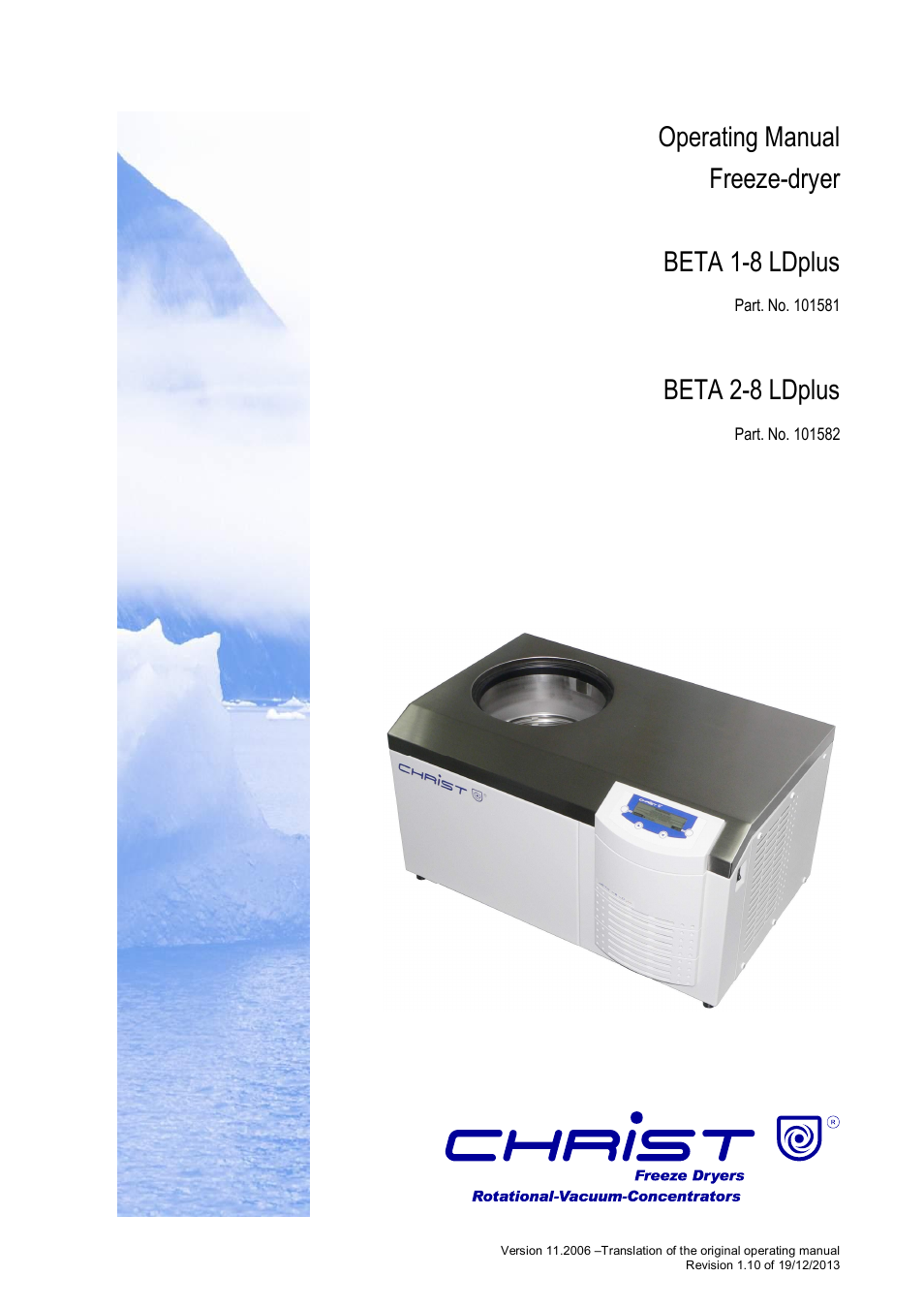 Martin Christ Beta 2-8 LDplus User Manual | 89 pages