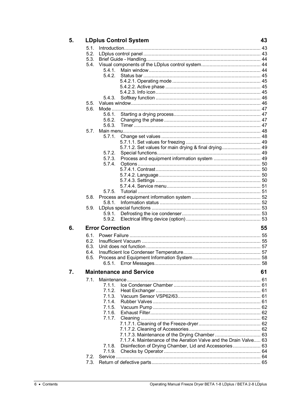 Martin Christ Beta 2-8 LDplus User Manual | Page 6 / 89